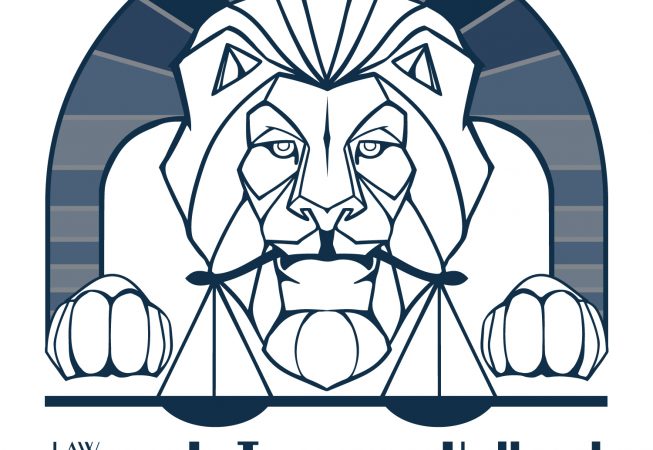 Logo and Branding: The Art Deco Lion, Fierce and powerful holding the balances of justice. Reminiscent of Detective movies of the 1930's