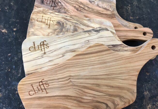 Custom Engraving for the Cliffs Hotel and Spa.